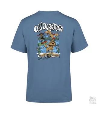 Old Guys Rule Old Guys Rule Old Dogs Rule III (Indigo Blue)