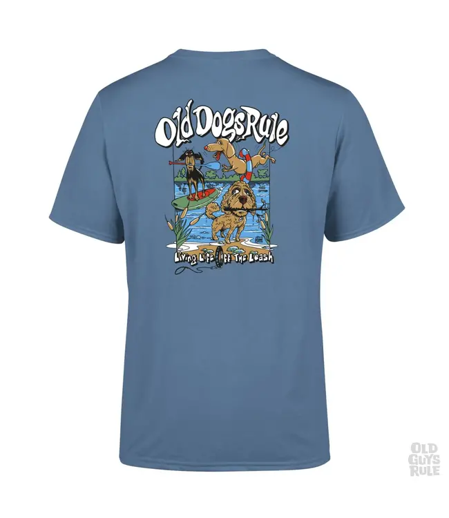 Old Guys Rule Old Dogs Rule III (Indigo Blue)