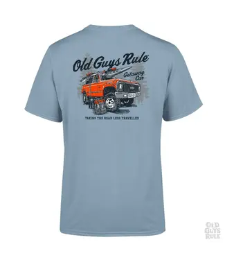 Old Guys Rule Old Guys Rule T-Shirt. Getaway Car (Stone Blue)