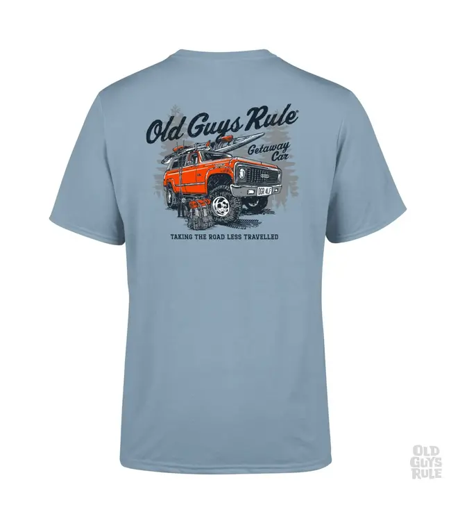 Old Guys Rule Getaway Car (Stone Blue)