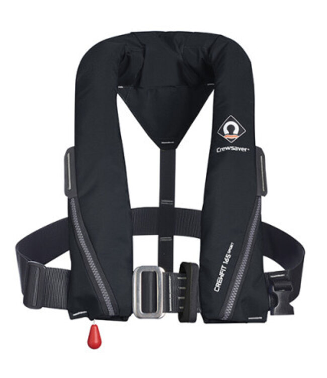 Crewsaver Crewfit 165N Sport Manual W/Harness Black