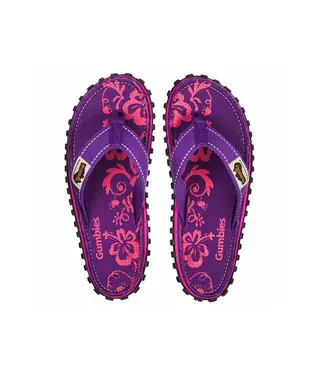 Gumbies Gumbies Islander Purple Hibiscus