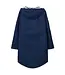Lighthouse Ladies Beachcomber Long Coat Navy Dot