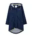 Lighthouse Ladies Beachcomber Long Coat Navy Dot