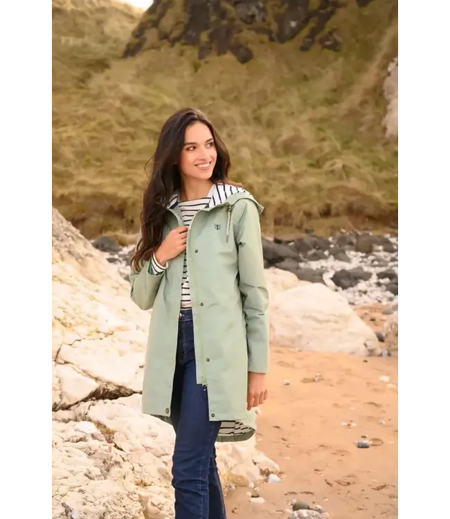 Lighthouse Ladies Beachcomber Long Coat Pistachio
