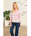 Lighthouse Ariana Top  Watermelon / Pink Stripe
