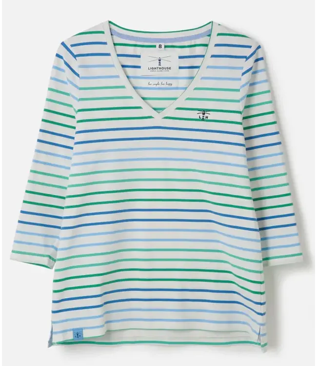 Lighthouse Ariana Top  Watermelon / Pink Stripe