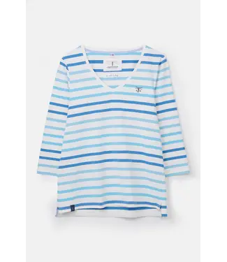 Lighthouse Lighthouse Ariana Top  Blue Stripe