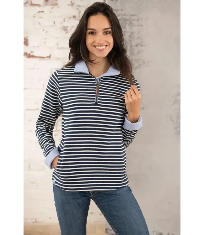 Lighthouse Ladies Shore Jersey Midnight Stripe