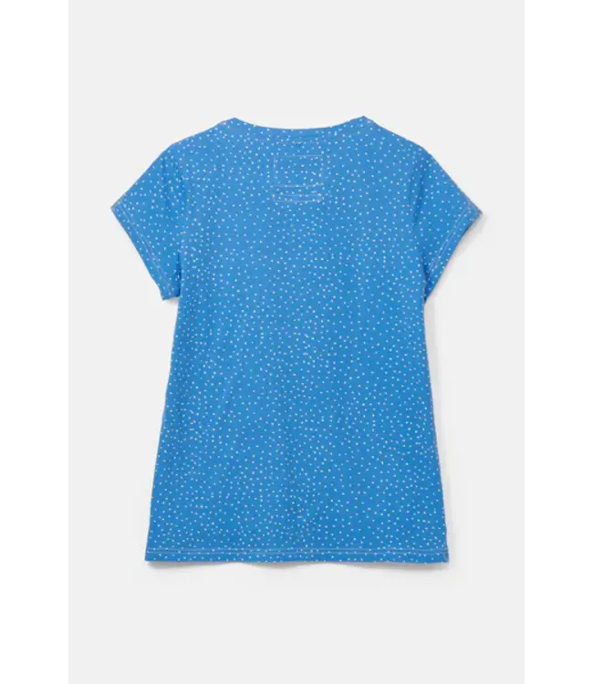 Lighthouse Ladies Ariana Tee Marine Blue Dot