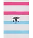 Lighthouse Ladies Causeway Tee Pink / Sky Blue Stripe