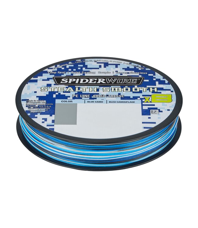 Spiderwire Stealth Smooth8  Blue Camo 150m