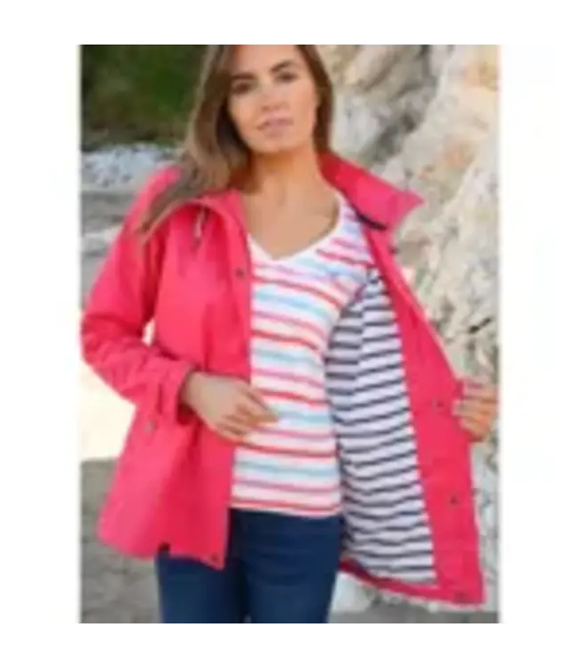 Lighthouse Ladies Beachcomber Coat Watermelon