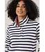 Lighthouse Haven II Jersey Navy Sage Rose Stripe