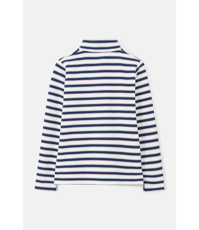 Lighthouse Haven II Jersey Navy Sage Rose Stripe