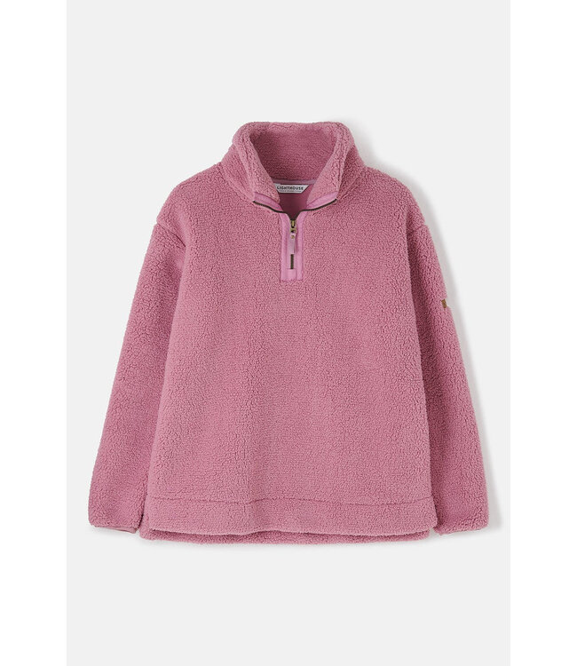 Lighthouse Coast Half Zip Fleece Wild Rose