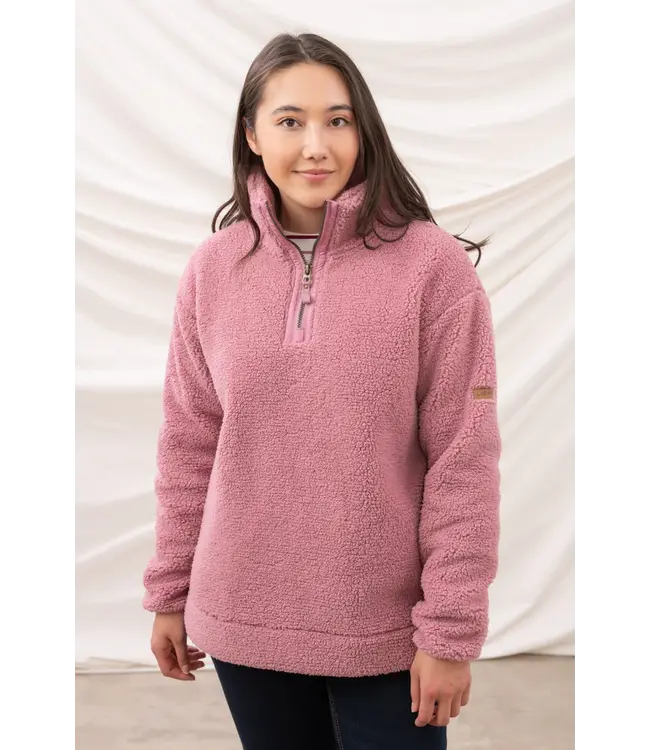 Lighthouse Coast Half Zip Fleece Wild Rose