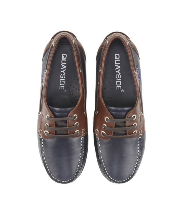 Quayside Clipper Navy/Chestnut