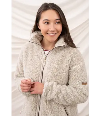 Lighthouse Lighthouse Cobh Full Zip Fleece Irish Cream