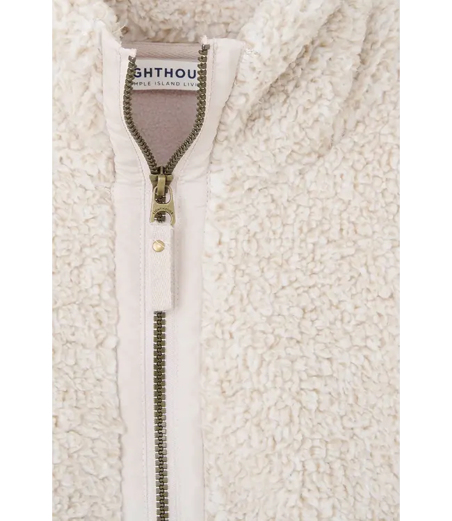Lighthouse Cobh Full Zip Fleece Irish Cream