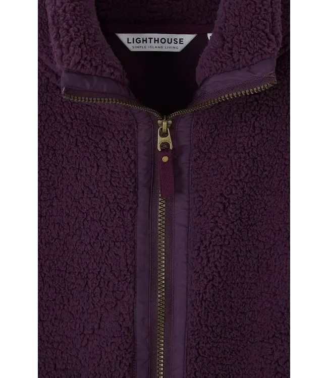 Lighthouse Cobh Full Zip Fleece Cranberry