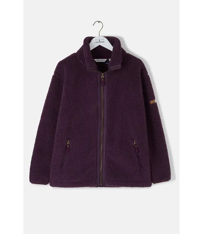 Lighthouse Cobh Full Zip Fleece Cranberry