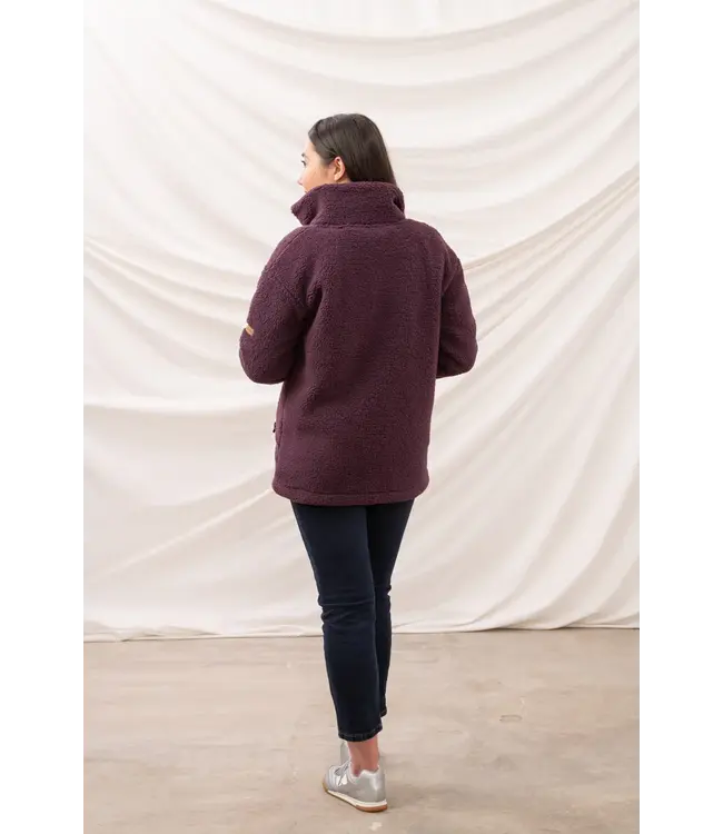 Lighthouse Cobh Full Zip Fleece Cranberry