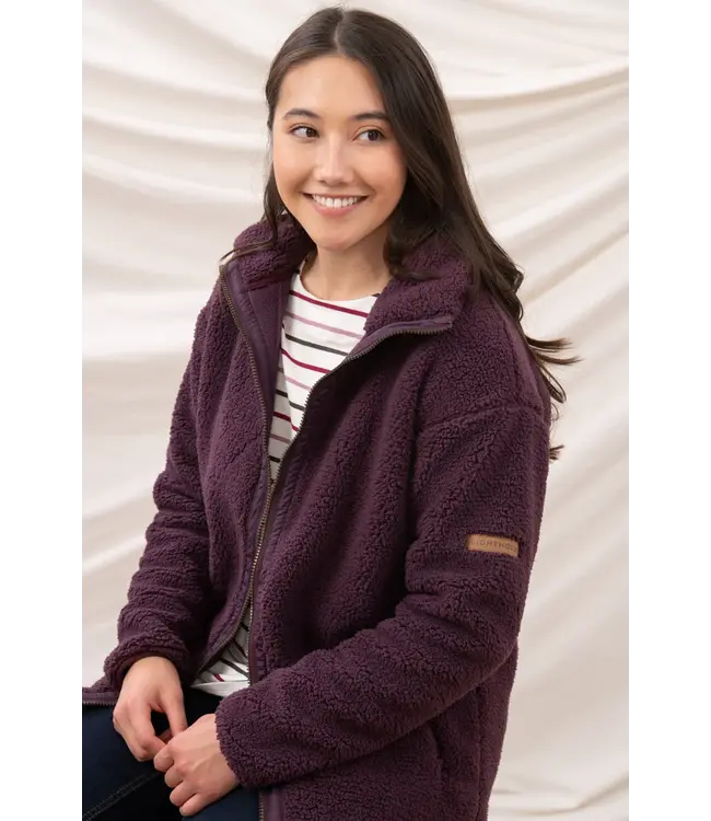 Lighthouse Cobh Full Zip Fleece Cranberry