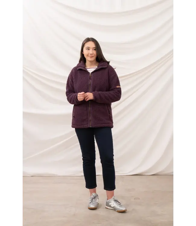 Lighthouse Cobh Full Zip Fleece Cranberry