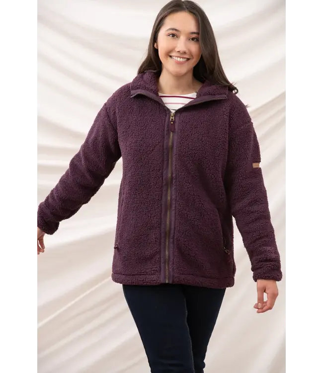 Lighthouse Cobh Full Zip Fleece Cranberry