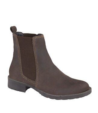 Brown Waxy Ankle Boot