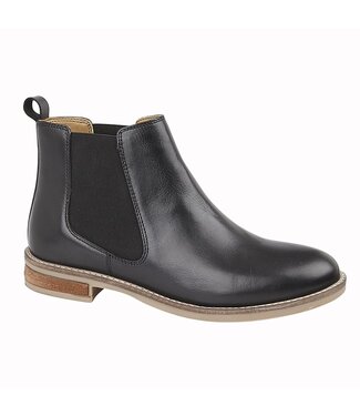 Black Leather Ankle Boot