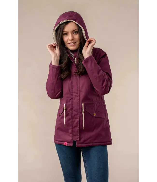 Lighthouse Raven Womens Coat Plum