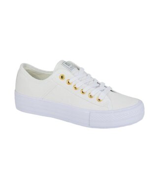 White Canvas Shoe