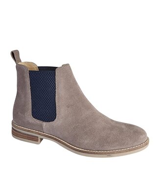 Mink / Navy Suede Ankle Boot