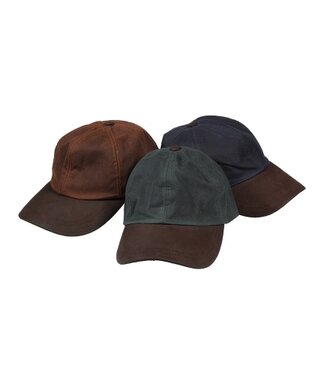 Hoggs of Fife Hoggs Waxed Baseball Cap Green