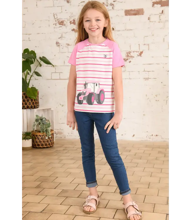 Lighthouse Causeway Kids Tee Sweat Pea Tractor