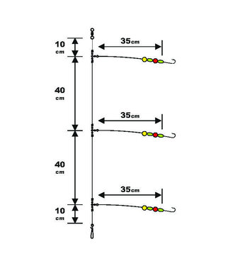 Sunset Sunset Whiting Special Surf Rig #2