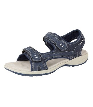 Navy Leather Sports Sandal