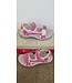 Pink/Grey Leather Sports Sandals