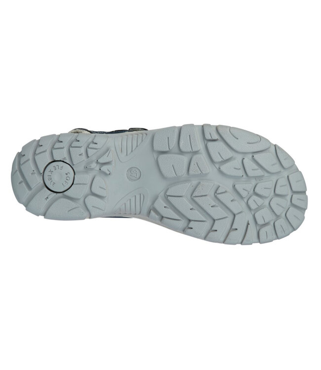 Blue Leather Sports Sandal