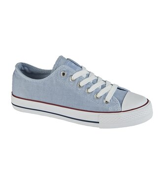 Light Blue Canvas Shoe