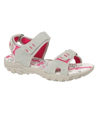 Grey / Pink Sports Sandal