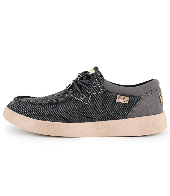 Kickback Haven  Charcoal/Black Supersoft Mesh Shoes