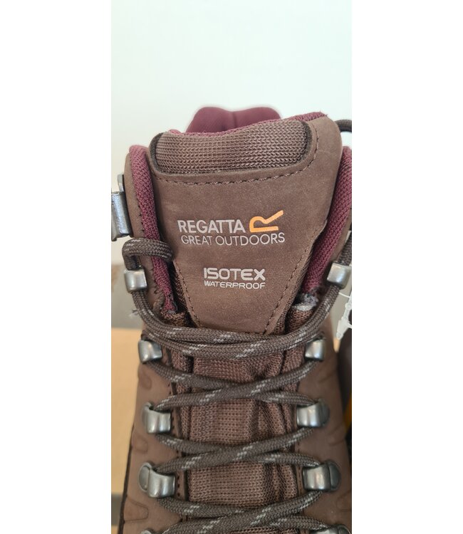 Lady Borderline II Mid Walking Boots. Peat/Dark Burgundy