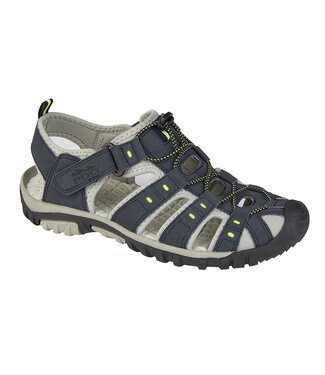 PDQ Trail Sandal Navy Blue/Lime
