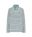 Lighthouse Haven II Jersey. Blue/Indigo Stripe