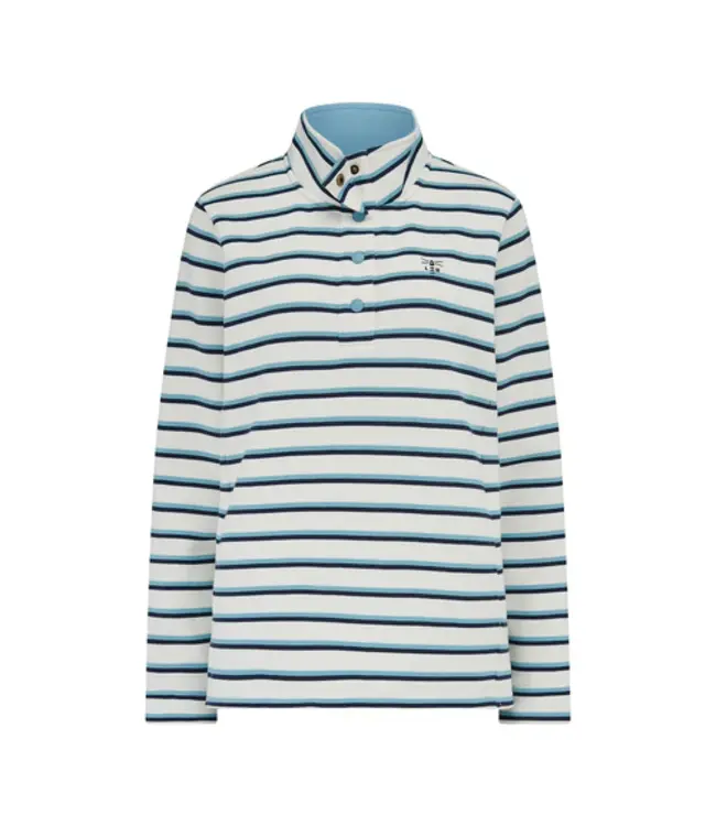 Lighthouse Haven II Jersey. Blue/Indigo Stripe