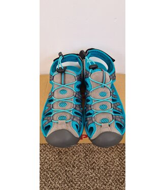 Grey / Teal Floral Sports Sandal