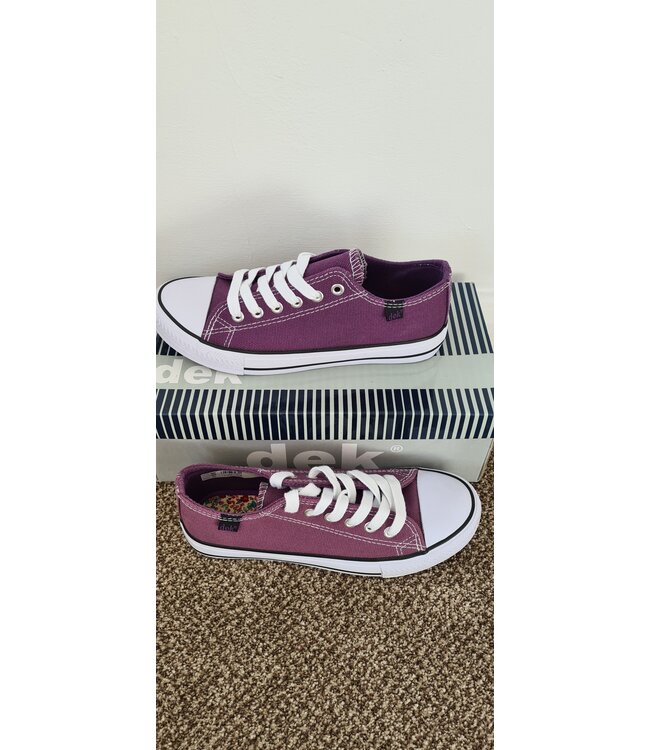 Dek Purple Canvas Shoe
